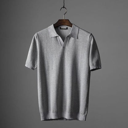 STRICK-POLOSHIRT