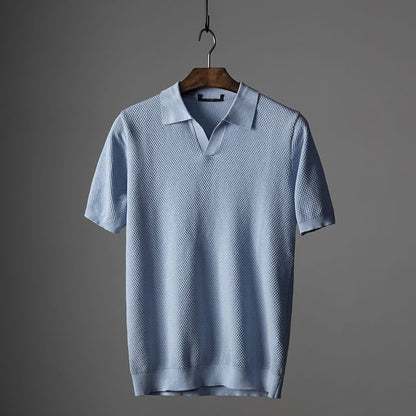 STRICK-POLOSHIRT